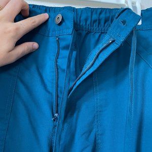 Cherokee Caribbean Blue Scrub Pants